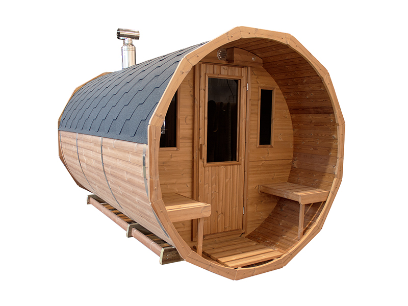 sauna drewniana ogrodowa