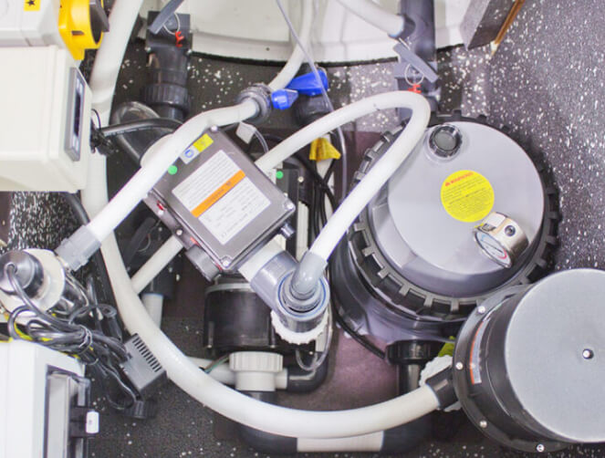 Osprzęt balii elektrycznej: grzałka, filtr, pompa