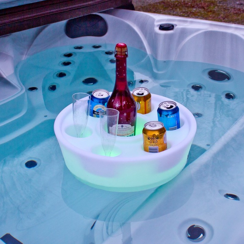 Pływający barek led do balii i wanny spa
