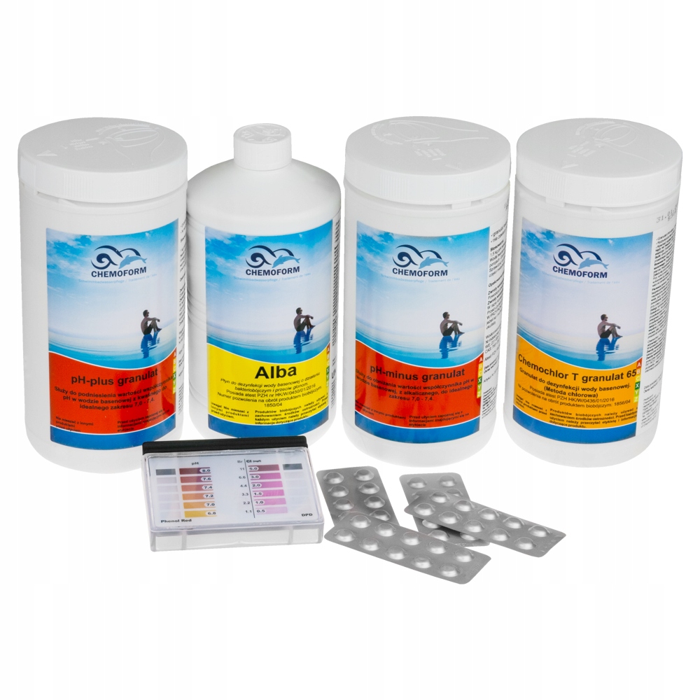 Chlorowa chemia do balii ogrodowej