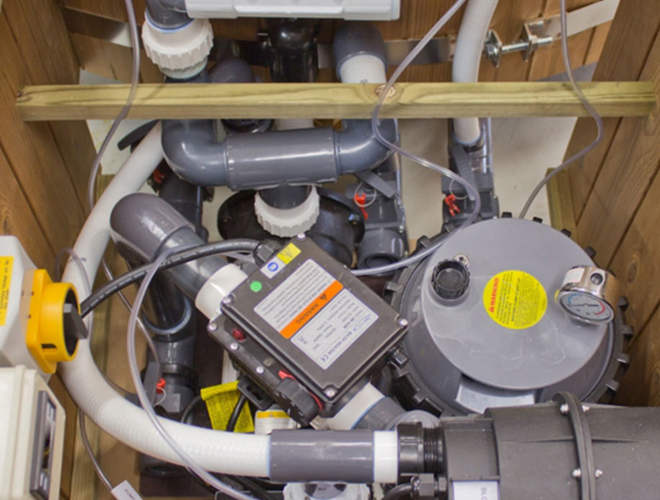 Osprzęt balii z hydromasażem