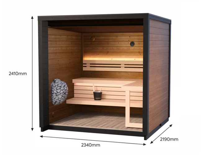 Sauna ogrodowa wolnostojąca wymiary
