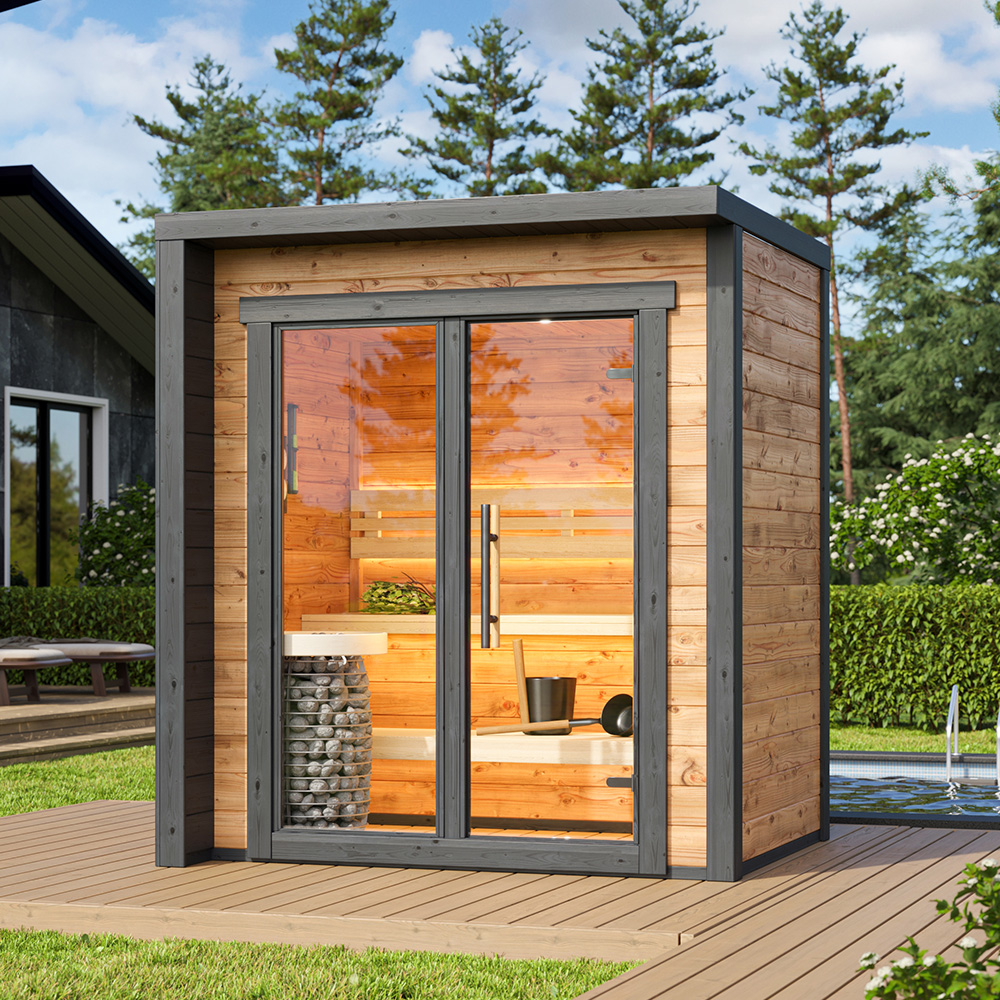 sauna ogrodowa 3 osobowa